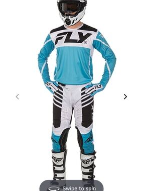 Fly Racing Men’s MX Jersey and Pants Set Size Large